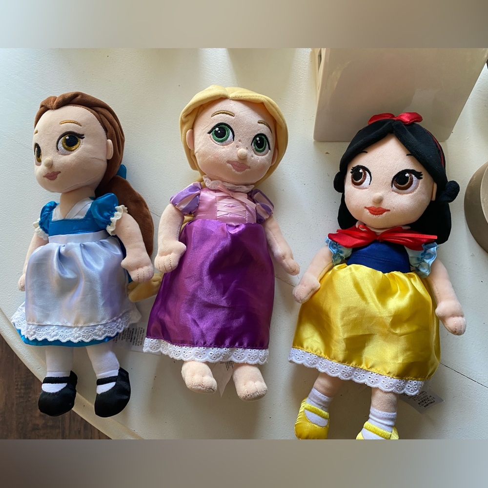 Disney plush dolls. Brand new. No box